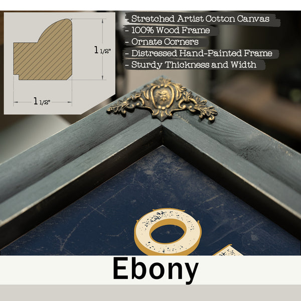 Personalized Obstetrician Sign, I Catch Babies, Navy & Brass, image 13