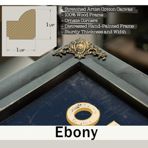 Personalized Optometrist Sign, Seeing Is Believing, Navy & Brass, image 13