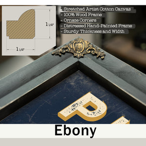 Personalized Physician Sign, The Doctor Is In, Navy & Brass, image 13
