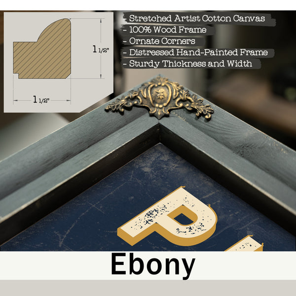 Personalized Physician Sign, The Doctor Is In, Navy & Brass, image 13