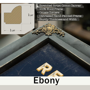 Personalized Real Estate Agent Sign, Location, Location, Location, Navy & Brass, image 13