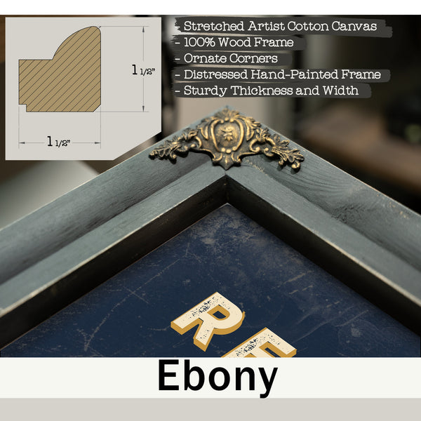 Personalized Real Estate Agent Sign, Location, Location, Location, Navy & Brass, image 13