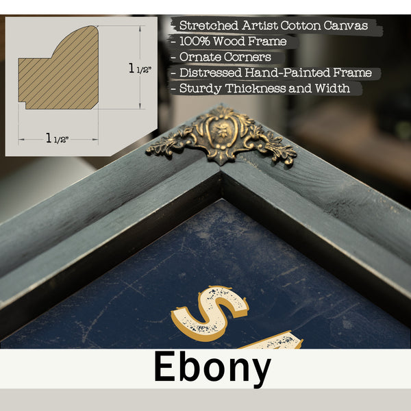 Personalized Sales Executive Sign, Closing Deals Daily, Navy & Brass, image 13