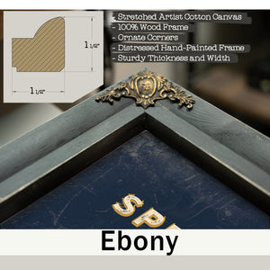 Personalized Special Education Teacher Sign, Every Child Can Learn, Navy & Brass, image 13