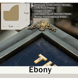 Personalized Thoracic Surgeon Sign, Heart and Lungs Are My Business, Navy & Brass, image 13