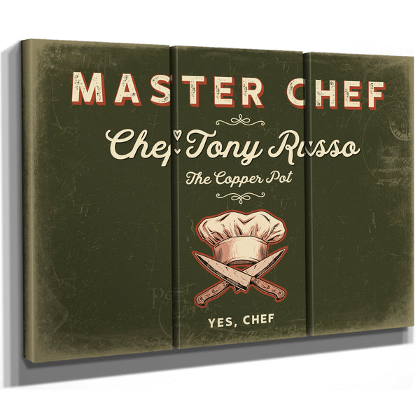 Personalized Master Chef Sign, Yes, Chef, Olive & Brick, image 14