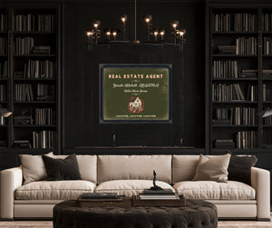 Personalized Real Estate Agent Sign, Location, Location, Location, Olive & Brick, image 16