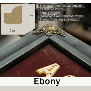 Personalized Accountant Sign, It All Adds Up, Oxblood & Gold, image 13