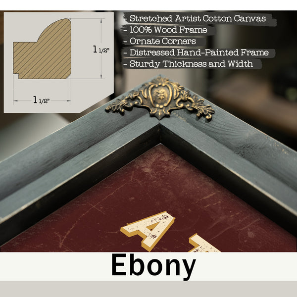 Personalized Attorney at Law Sign, I Rest My Case, Oxblood & Gold, image 13