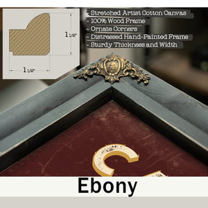 Personalized Cardiologist Sign, I Put My Heart Into My Work, Oxblood & Gold, image 13