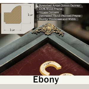 Personalized Contractor Sign, Measure Twice, Cut Once, Oxblood & Gold, image 13