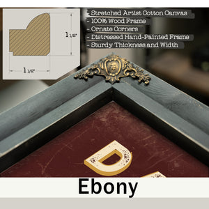 Personalized Data Analyst Sign, In God We Trust, All Others Bring Data, Oxblood & Gold, image 13