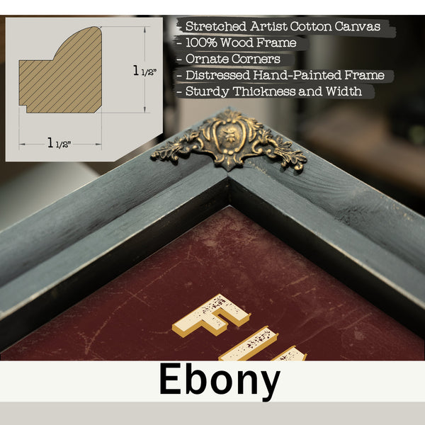 Personalized Financial Advisor Sign, Invest in Yourself, Oxblood & Gold, image 13