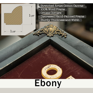 Personalized Obstetrician Sign, I Catch Babies, Oxblood & Gold, image 13