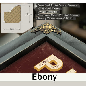 Personalized Physician Sign, The Doctor Is In, Oxblood & Gold, image 13