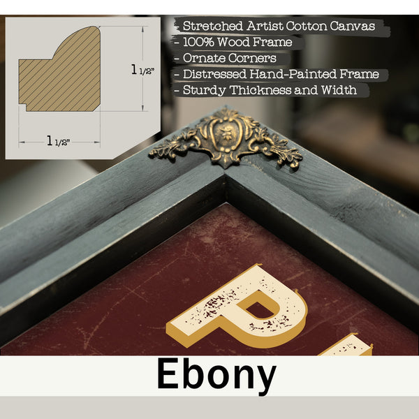 Personalized Physician Sign, The Doctor Is In, Oxblood & Gold, image 13