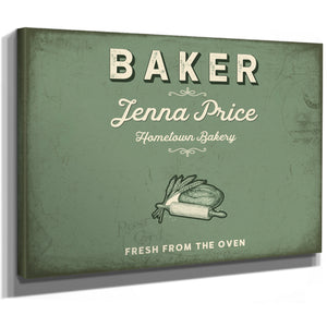 Personalized Baker Sign, Fresh From the Oven, Sage & Forest, image 8