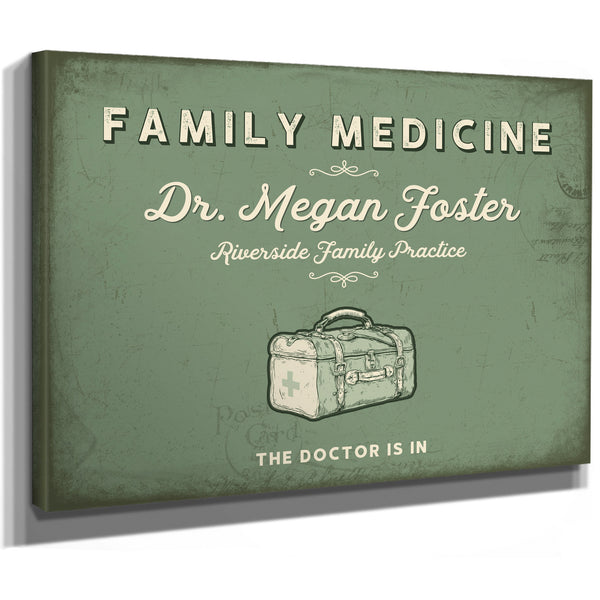 Personalized Family Medicine Sign, The Doctor Is In, Sage & Forest, image 8