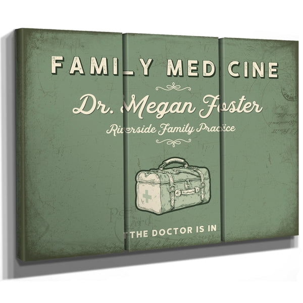 Personalized Family Medicine Sign, The Doctor Is In, Sage & Forest, image 14