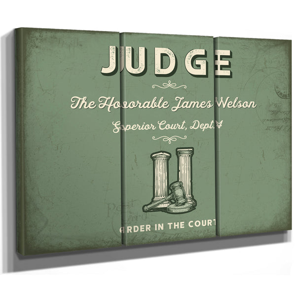 Personalized Judge Sign, Order in the Court, Sage & Forest, image 14