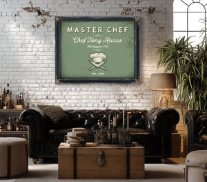 Personalized Master Chef Sign, Yes, Chef, Sage & Forest, image 18