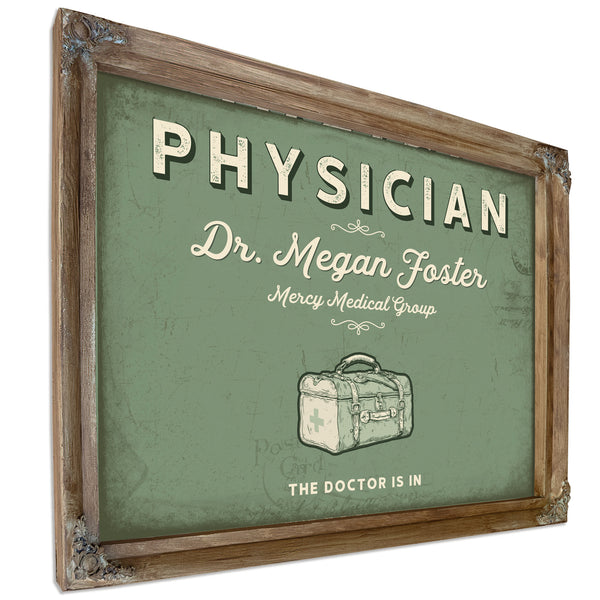 Personalized Physician Sign, The Doctor Is In, Sage & Forest, image 6