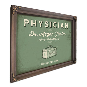 Personalized Physician Sign, The Doctor Is In, Sage & Forest, image 7