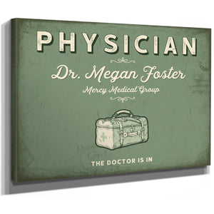 Personalized Physician Sign, The Doctor Is In, Sage & Forest, image 8
