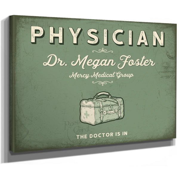 Personalized Physician Sign, The Doctor Is In, Sage & Forest, image 8