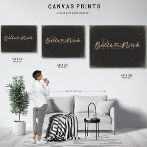 Mr & Mrs Last Name Sign, Personalized Wedding Gift, Charcoal & Blush, image 10