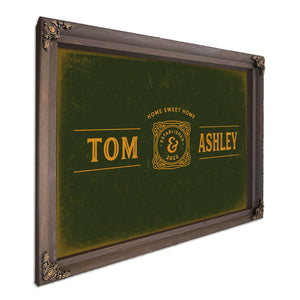 Personalized Couples Sign, Home Sweet Home, First Names and Year, image 7