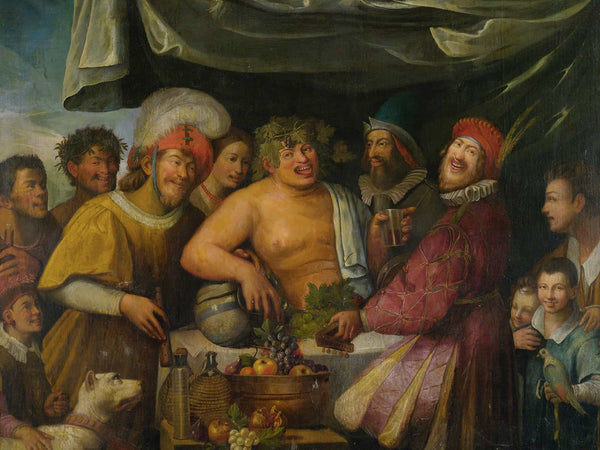 Niccolo Frangipane A Bacchanal By Niccolo Frangipane