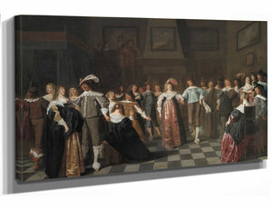 Dirck Hals A Ball (1643) By Dirck Hals