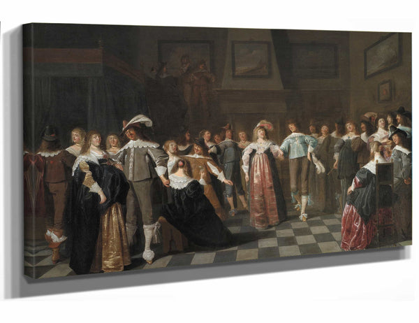 Dirck Hals A Ball (1643) By Dirck Hals