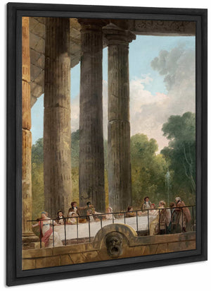 A Banquet In The Ruins Of A Temple By Hubert Robert