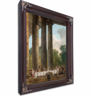 A Banquet In The Ruins Of A Temple By Hubert Robert