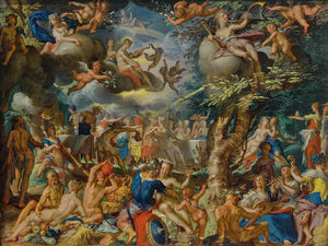 Joachim Wtewael A Banquet Of The Gods By Joachim Wtewael