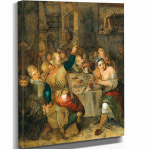 Hieronymus Francken Ii A Banquet Scene By Hieronymus Francken Ii