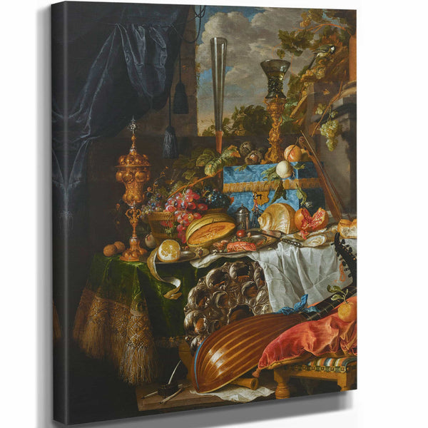 Jan Davidsz De Heem A Banquet Still Life By Jan Davidsz De Heem 1