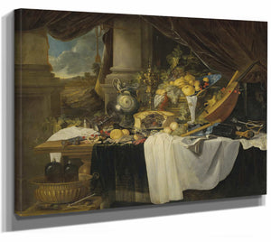 A Banquet Still Life By Jan Davidsz De Heem