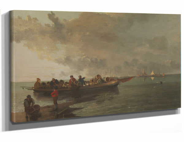 John Crome A Barge With A Wounded Soldier By John Crome