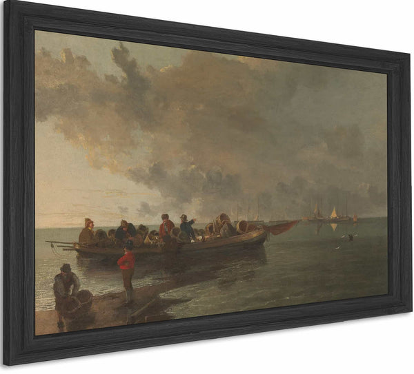 A Barge With A Wounded Soldier By John Crome