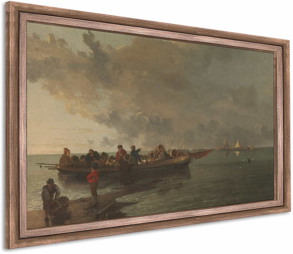 A Barge With A Wounded Soldier By John Crome