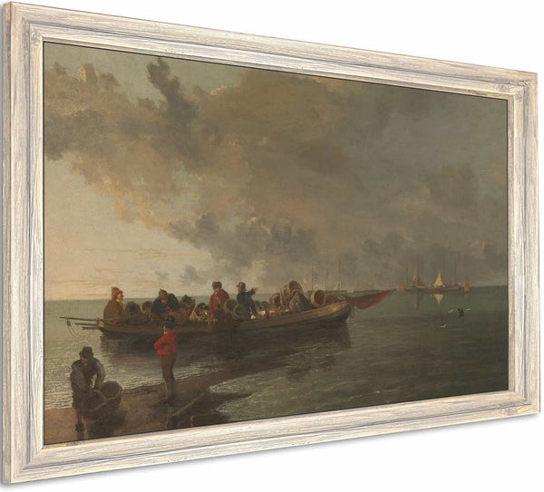 A Barge With A Wounded Soldier By John Crome