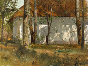 Gustaf Rydberg A Barn At Kronetorp Skane By Gustaf Rydberg