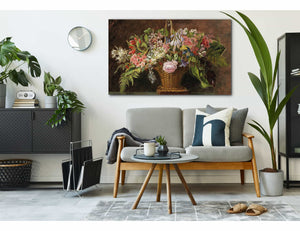 Sophie Dahn Fries A Basket With Alpine Flowers By Sophie Dahn Fries