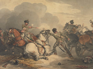 John Augustus Atkinson A Battle Scene By John Augustus Atkinson