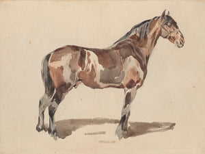 Piotr Michałowski A Bay Horse Is In The Bridle (1846) By Piotr Michałowski