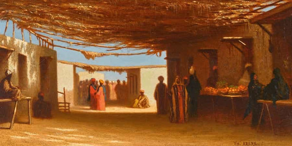 Charles Theodore Frere A Bazaar In Cairo By Charles Theodore Frere