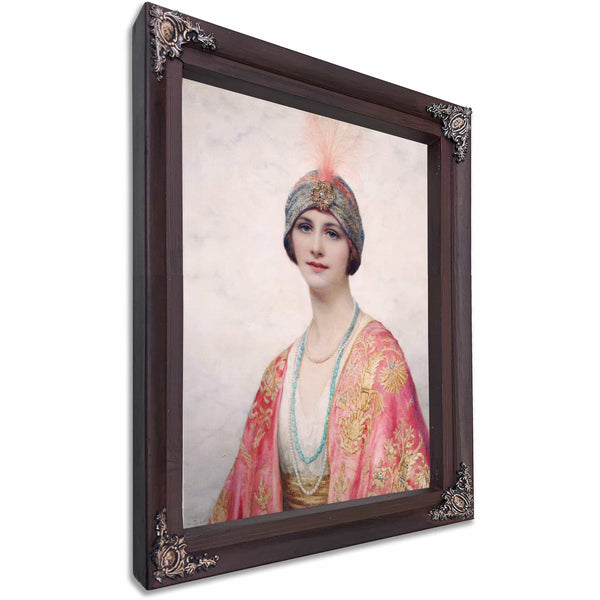 A Beauty In Eastern Costume By William Clarke Wontner